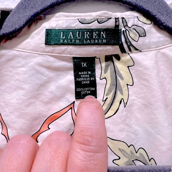 Ralph Lauren nouveau Western feminine shirt size 1X - Picture 9 of 11